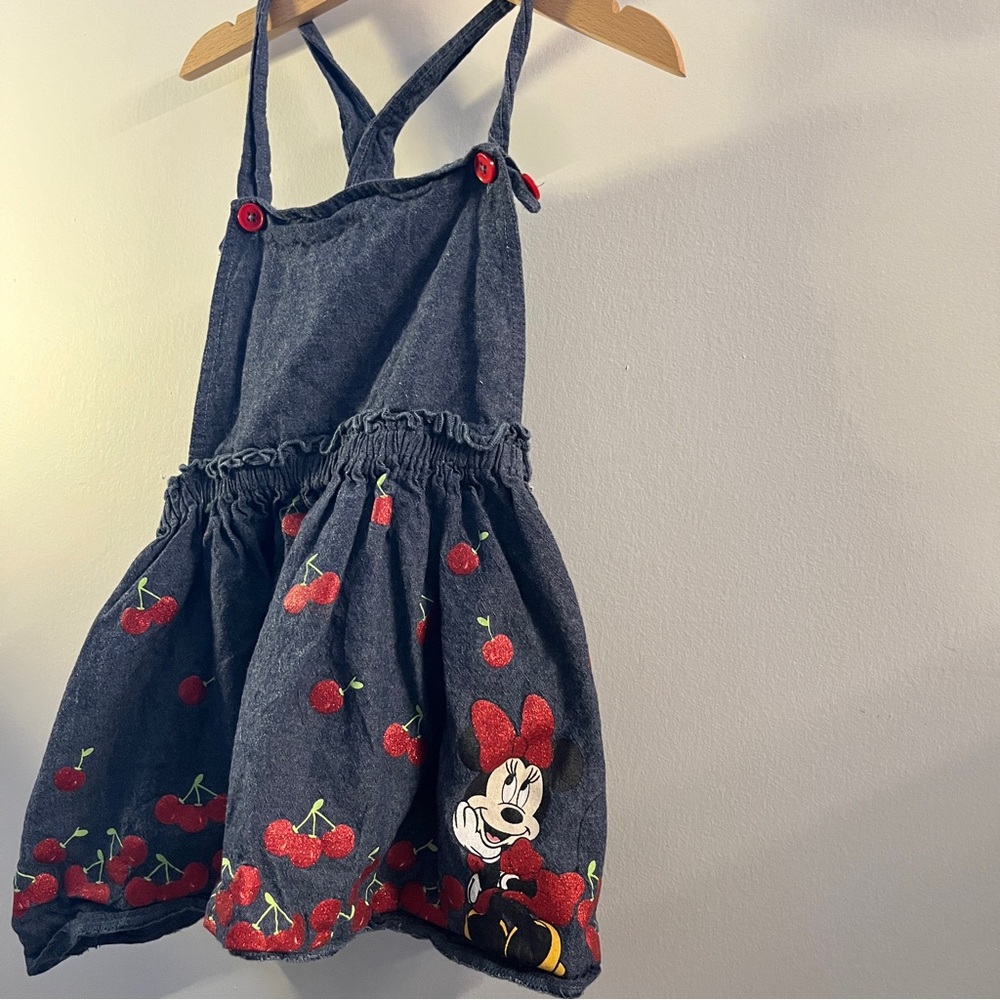Minnie Mouse Disney Baby Girl Overall Dress 5